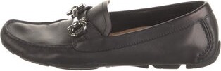 Ferragamo Horsebit Accent Leather Loafers