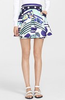 Thumbnail for your product : Kenzo Print Satin Flared Skirt