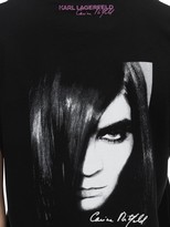Thumbnail for your product : Karl Lagerfeld Paris Carine Print Cotton Jersey T-shirt