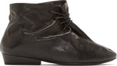 Thumbnail for your product : Marsèll Black Leather Cinched Minimal Shoes
