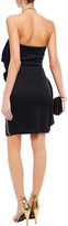 Thumbnail for your product : Lanvin Strapless Draped Scuba Mini Dress