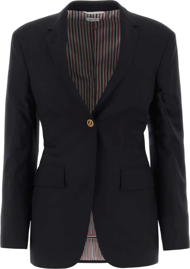 Thom Browne 4-Bar single-breasted wool blazer