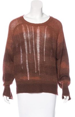 Raquel Allegra Cashmere Distressed Sweater