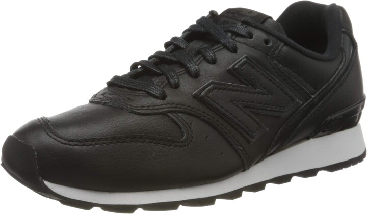 ladies black new balance trainers