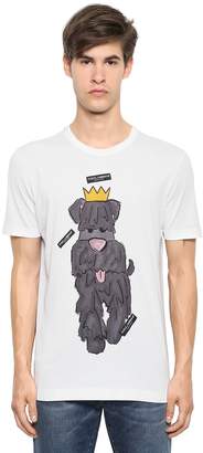 Dolce & Gabbana Year Of The Dog Cotton Jersey T-Shirt