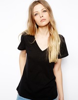 Thumbnail for your product : ASOS COLLECTION T-Shirt with V Neck