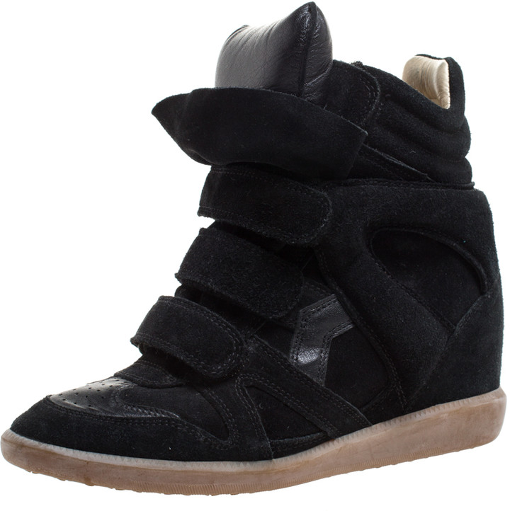 womens velcro high top sneakers