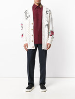 Thumbnail for your product : Valentino tattoo embroidered cable knit cardigan