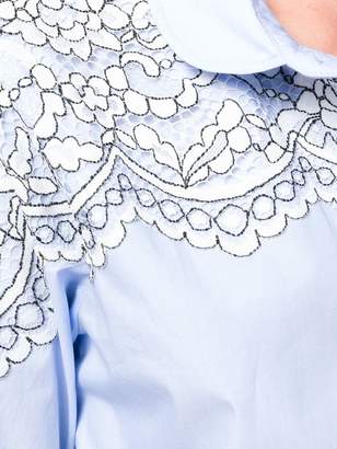Twin-Set lace-embroidered shirt