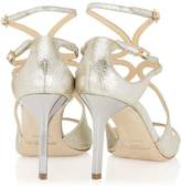 Thumbnail for your product : Jimmy Choo Ivette 85 Metallic Sandals