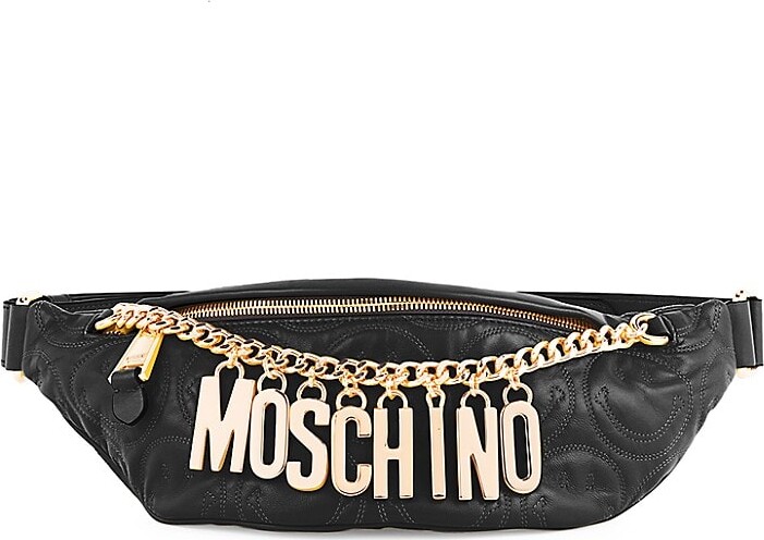  BEMYLV Leather Chain Belt Bag for Women Crossbody Waist Purse  Fanny Pack Fashion Evening Clutch Mini Handbag Detachable