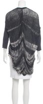 Thumbnail for your product : Raquel Allegra Mesh-Back Tie-Dye Top