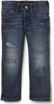 Thumbnail for your product : Gap Rip & Repair Slim Jeans with Stretch