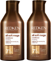 Thumbnail for your product : Redken All Soft Mega Conditioner Duo (2 x 300ml)