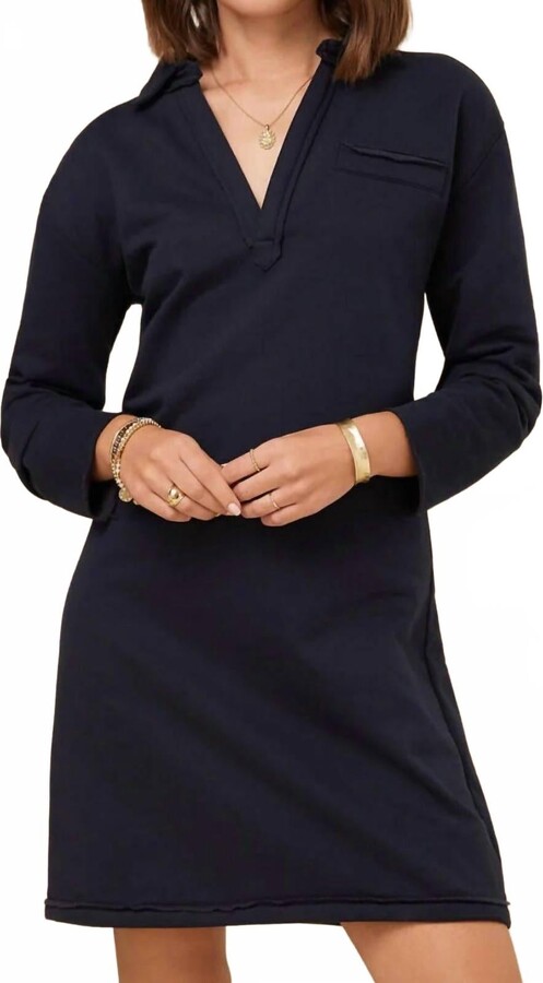 spartina 449 Kayden Sweatshirt Dress In Dark Blue