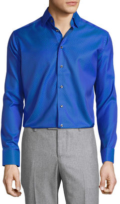 Eton Tonal-Dot Long-Sleeve Sport Shirt