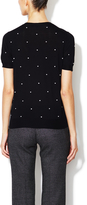 Thumbnail for your product : Gucci Wool Dot Embroidery Top