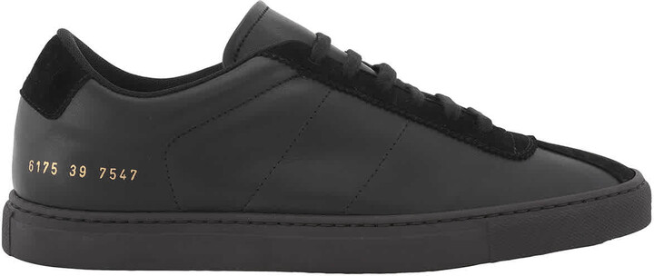 Common Projects Black Field Trainers