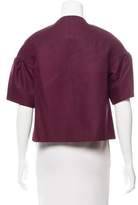 Thumbnail for your product : Giambattista Valli Silk Short Sleeve Jacket