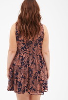 Thumbnail for your product : Forever 21 FOREVER 21+ Rose Print Dress