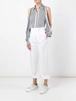 Thumbnail for your product : Kenzo diagonal stripes blouse