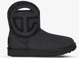 Thumbnail for your product : UGG X TELFAR logo-embroidered leather ankle boots