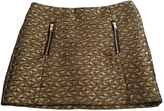 Thumbnail for your product : Topshop Gold Polyester Skirt