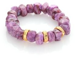 Nest Purple Agate Stretch Bracelet
