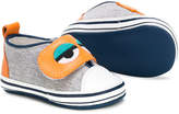 Thumbnail for your product : Fendi Kids monster eye touch-strap sneakers