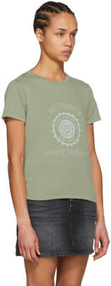Saint Laurent Khaki Universite T-Shirt