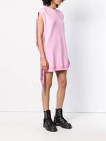 Thumbnail for your product : MSGM fringed sweatshirt dress