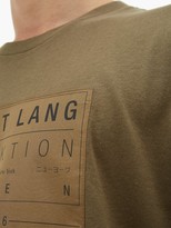 Thumbnail for your product : Helmut Lang Logo-patch Cotton T-shirt - Khaki