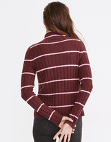 Thumbnail for your product : Madewell Striped Evercrest Turtleneck Sweater in Coziest Yarn
