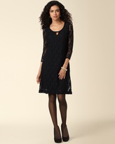 Thumbnail for your product : Soma Intimates Keyhole Detail Lace Dress Black Lace