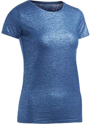 Majestic Filatures Blue And Silver Lurex T-shirt