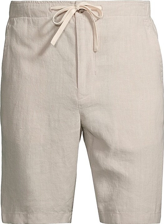 Vince Men's Lightweight Hemp Shorts - Pumice Rock - Size Small