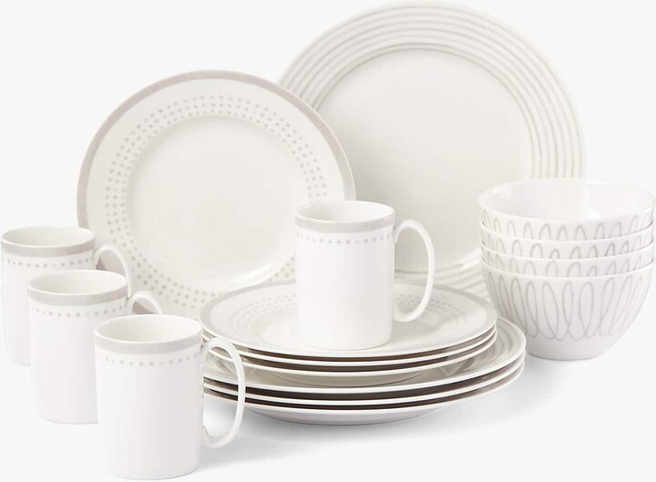Kate Spade Charlotte Street East 16Piece Assorted Dinnerware Set ShopStyle
