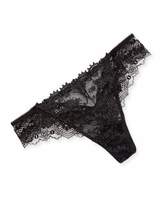 Thumbnail for your product : Lise Charmel Cristal D'Art Floral-Lace Thong, Black