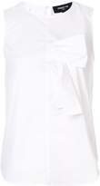 Thumbnail for your product : Paule Ka sleeveless half bow blouse