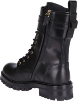 Thumbnail for your product : Versace Black Leather Military Boots