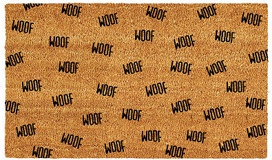Calloway Mills Lots Of Woof Outdoor Rectangular Doormat