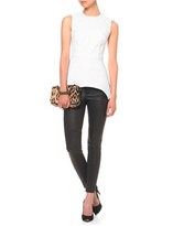 Thumbnail for your product : Yigal Azrouel Black Stretch Leather Trousers