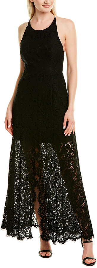 fame and partners black lace dress