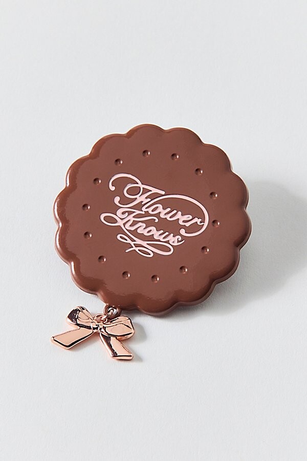 Flower Knows The Sweetie Series Bear Hair Clip in Cocoa at Urban Outfitters