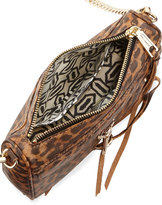 Thumbnail for your product : Rebecca Minkoff Mini MAC Cheetah-Print Faux-Leather Crossbody Bag, Tan
