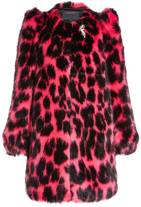 Marc Jacobs Printed Faux Fur Coat