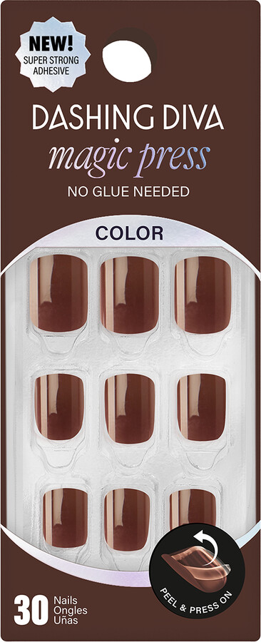 DASHING DIVA Magic Press Press-On Nails Chocolate Kiss
