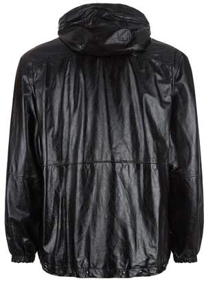 Valentino Hooded Leather Jacket