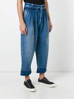 Thumbnail for your product : J.W.Anderson cropped pleated front jeans
