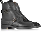Thumbnail for your product : See by Chloe Black Leather and Suede Boot